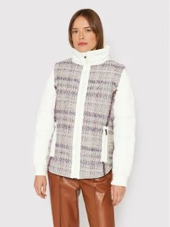 Desigual Γυναίκες Πουπουλένια Μπουφάν Μπουφάν πουπουλένιο Storni 21WWEWA6 Λευκό Regular Fit