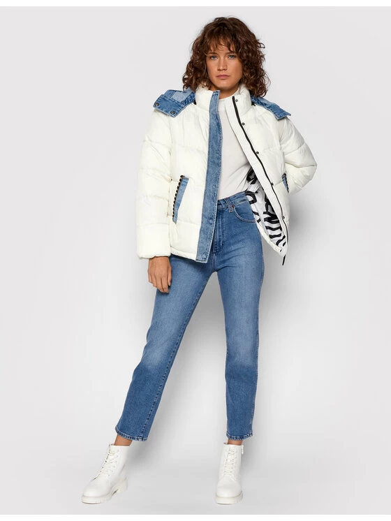 Desigual Γυναίκες Χειμωνιάτικα Μπουφάν Μπουφάν πουπουλένιο Austen 21WWEW33 Λευκό Regular Fit 4 Desigual Γυναίκες Χειμωνιάτικα Μπουφάν Μπουφάν πουπουλένιο Austen 21WWEW33 Λευκό Regular Fit - Image 2