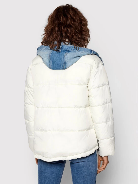 Desigual Γυναίκες Χειμωνιάτικα Μπουφάν Μπουφάν πουπουλένιο Austen 21WWEW33 Λευκό Regular Fit 5 Desigual Γυναίκες Χειμωνιάτικα Μπουφάν Μπουφάν πουπουλένιο Austen 21WWEW33 Λευκό Regular Fit - Image 3