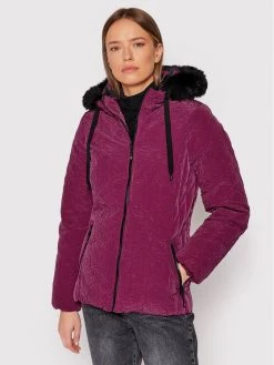 Desigual Γυναίκες Χειμωνιάτικα Μπουφάν Μπουφάν πουπουλένιο Snow 21WWEW01 Μωβ Regular Fit