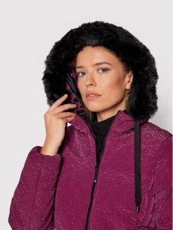 Desigual Γυναίκες Χειμωνιάτικα Μπουφάν Μπουφάν πουπουλένιο Snow 21WWEW01 Μωβ Regular Fit -Εξοδος Desigual Κατάστημα unnamed file 2056