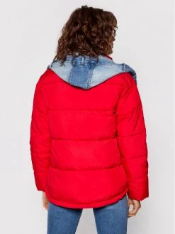 Desigual Γυναίκες Πουπουλένια Μπουφάν Μπουφάν πουπουλένιο Austen 21WWEW33 Κόκκινο Regular Fit -Εξοδος Desigual Κατάστημα unnamed file 2060