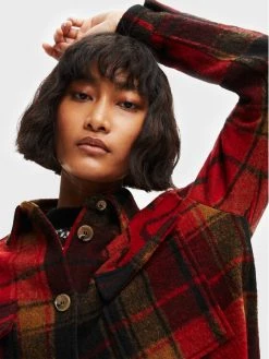 Desigual Γυναίκες Μεταβατικά Μπουφάν Μπουφάν μεταβατικό Kiever 22WWEW09 Κόκκινο Oversize -Εξοδος Desigual Κατάστημα unnamed file 207