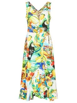 Desigual Γυναίκες Καλοκαιρινά Φορέματα Φόρεμα καλοκαιρινό Ibiza 21SWMW05 Έγχρωμο Regular Fit -Εξοδος Desigual Κατάστημα unnamed file 2074