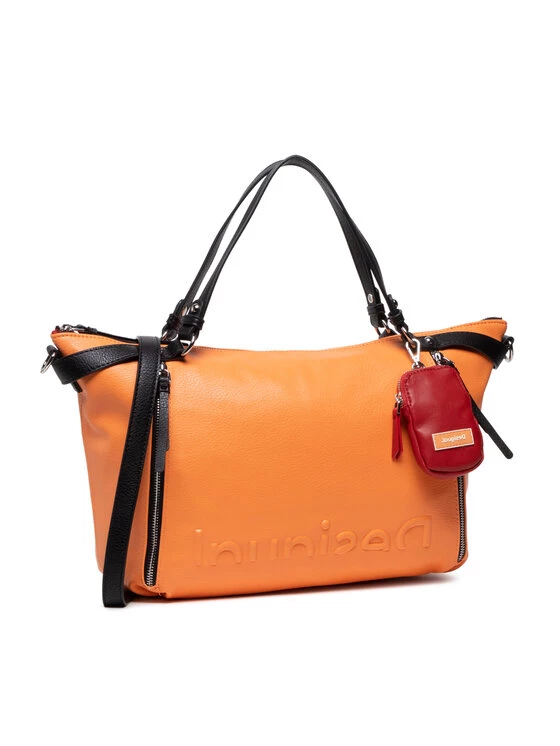 Desigual Γυναίκες Τσάντες Shoppers Τσάντα 22SAXPAC Πορτοκαλί 6 Desigual Γυναίκες Τσάντες Shoppers Τσάντα 22SAXPAC Πορτοκαλί - Image 4