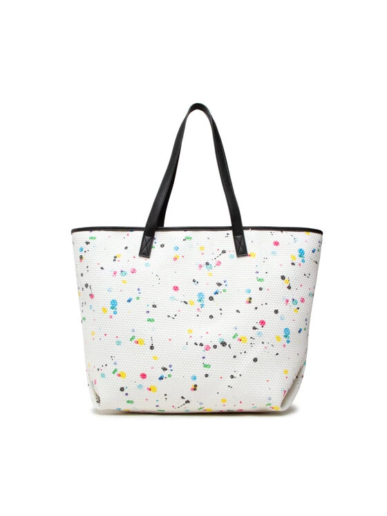 Desigual Γυναίκες Τσάντες Shoppers Τσάντα 22SAXP84 Λευκό 7 Desigual Γυναίκες Τσάντες Shoppers Τσάντα 22SAXP84 Λευκό - Image 5