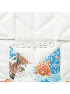 Desigual Γυναίκες Τσάντες με Χερούλι Τσάντα 22SAXA37 Λευκό -Εξοδος Desigual Κατάστημα unnamed file 2173