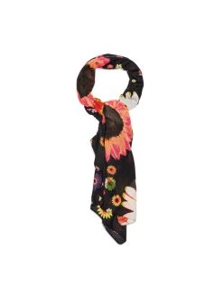 Desigual Γυναίκες Φουλάρια Πασμίνα 22WAWA17 Μαύρο