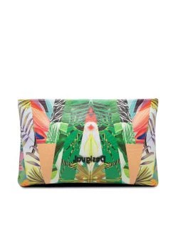 Desigual Γυναίκες Νεσεσέρ Τσαντάκι καλλυντικών 22SAYP05 Πράσινο