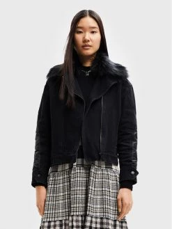 Desigual Γυναίκες Μεταβατικά Μπουφάν Μπουφάν μεταβατικό Houston 22WWED12 Μαύρο Regular Fit