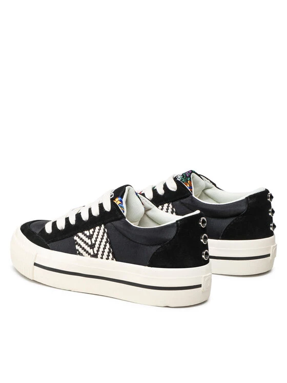 Desigual Γυναίκες Κλειστά Παπούτσια Πάνινα παπούτσια Street Exotic 22SSKA19 Μαύρο 5 Desigual Γυναίκες Κλειστά Παπούτσια Πάνινα παπούτσια Street Exotic 22SSKA19 Μαύρο - Image 3