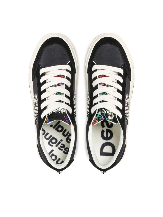 Desigual Γυναίκες Κλειστά Παπούτσια Πάνινα παπούτσια Street Exotic 22SSKA19 Μαύρο 8 Desigual Γυναίκες Κλειστά Παπούτσια Πάνινα παπούτσια Street Exotic 22SSKA19 Μαύρο - Image 6