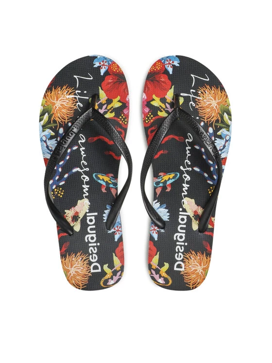 Desigual Γυναίκες Σαγιονάρες 22SSHP03 Μαύρο 8 Desigual Γυναίκες Σαγιονάρες 22SSHP03 Μαύρο - Image 6