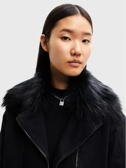 Desigual Γυναίκες Μεταβατικά Μπουφάν Μπουφάν μεταβατικό Houston 22WWED12 Μαύρο Regular Fit -Εξοδος Desigual Κατάστημα unnamed file 232