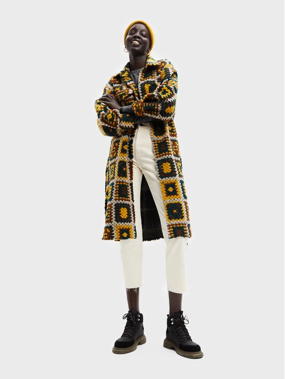 Desigual Γυναίκες Μεταβατικά Παλτά Παλτό μεταβατικό Hungria 22WWEWAL Έγχρωμο Oversize 3 Desigual Γυναίκες Μεταβατικά Παλτά Παλτό μεταβατικό Hungria 22WWEWAL Έγχρωμο Oversize