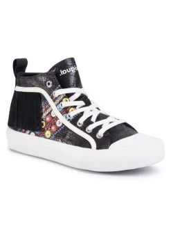 Desigual Γυναίκες Κλειστά Παπούτσια Sneakers Beta New Exotic 20SSKP15 Μαύρο