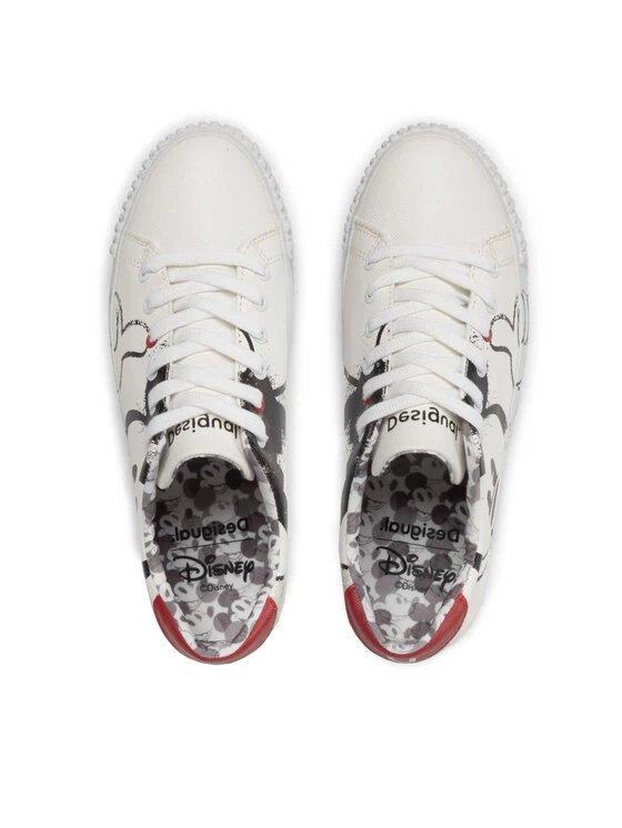 Desigual Γυναίκες Αθλητικά Street Mickey 22SSKP24 Λευκό 8 Desigual Γυναίκες Αθλητικά Street Mickey 22SSKP24 Λευκό - Image 6