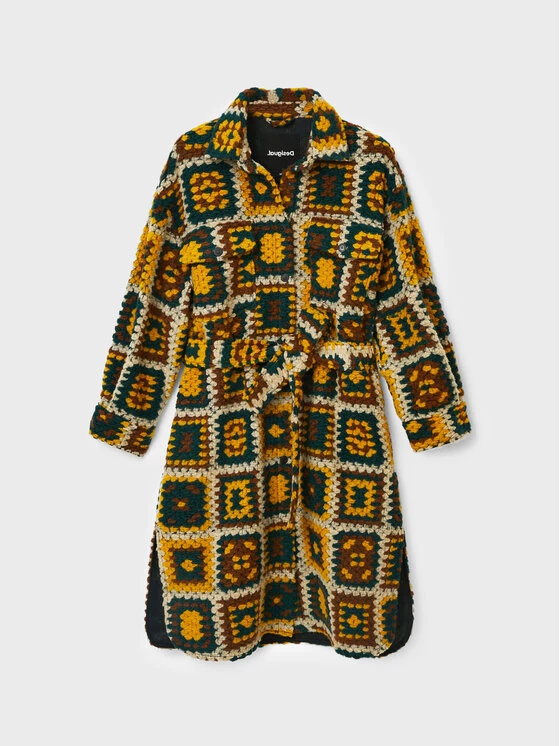 Desigual Γυναίκες Μεταβατικά Παλτά Παλτό μεταβατικό Hungria 22WWEWAL Έγχρωμο Oversize 7 Desigual Γυναίκες Μεταβατικά Παλτά Παλτό μεταβατικό Hungria 22WWEWAL Έγχρωμο Oversize - Image 5