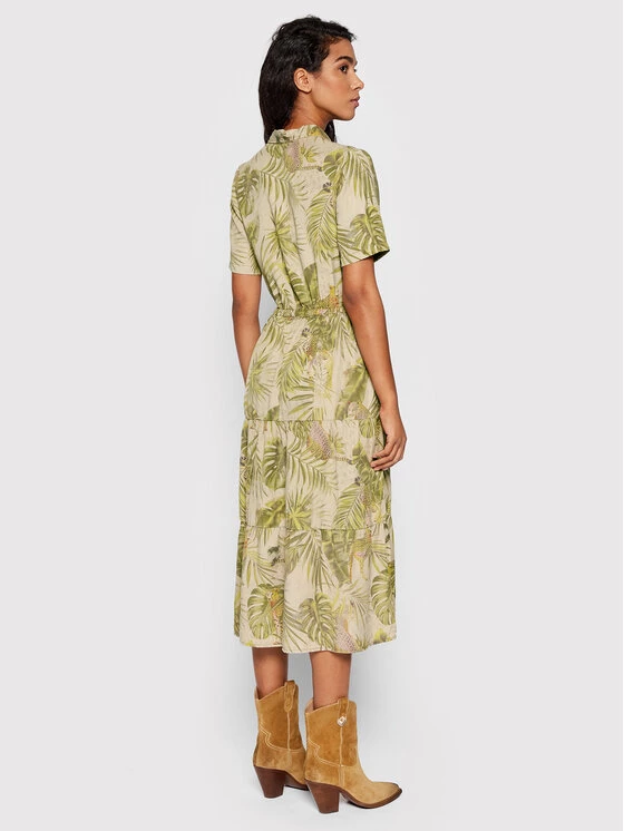 Desigual Γυναίκες Φορέματα σε Στυλ Πουκάμισο & Σεμιζιέ Φόρεμα πουκάμισο Agora 22SWVW57 Μπεζ Regular Fit 5 Desigual Γυναίκες Φορέματα σε Στυλ Πουκάμισο & Σεμιζιέ Φόρεμα πουκάμισο Agora 22SWVW57 Μπεζ Regular Fit - Image 3