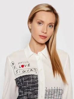 Desigual Γυναίκες Casual Πουκάμισα Πουκάμισο Chicago 22SWCW35 Λευκό Regular Fit -Εξοδος Desigual Κατάστημα unnamed file 2436