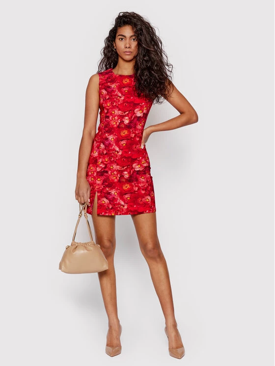 Desigual Γυναίκες Καθημερινά Φορέματα Φόρεμα καθημερινό Amapola 22SWVW68 Κόκκινο Regular Fit 4 Desigual Γυναίκες Καθημερινά Φορέματα Φόρεμα καθημερινό Amapola 22SWVW68 Κόκκινο Regular Fit - Image 2