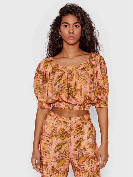 Desigual Γυναίκες Μπλουζάκια Μπλουζάκι Safar 22SWBW32 Πορτοκαλί Regular Fit 3 Desigual Γυναίκες Μπλουζάκια Μπλουζάκι Safar 22SWBW32 Πορτοκαλί Regular Fit