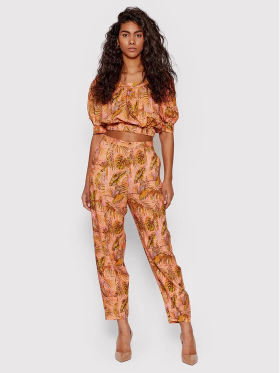 Desigual Γυναίκες Μπλουζάκια Μπλουζάκι Safar 22SWBW32 Πορτοκαλί Regular Fit 4 Desigual Γυναίκες Μπλουζάκια Μπλουζάκι Safar 22SWBW32 Πορτοκαλί Regular Fit - Image 2