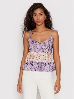 Desigual Γυναίκες Tops Τοπ Spring 22SWBW14 Μωβ Regular Fit