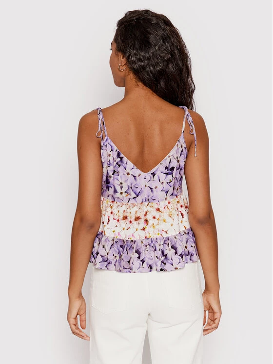 Desigual Γυναίκες Tops Τοπ Spring 22SWBW14 Μωβ Regular Fit 5 Desigual Γυναίκες Tops Τοπ Spring 22SWBW14 Μωβ Regular Fit - Image 3