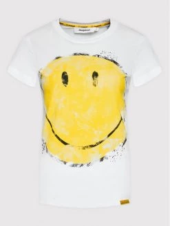 Desigual Γυναίκες T-shirts T-Shirt SMILEY Malabares 22SWTKA1 Λευκό Regular Fit 11 Desigual Γυναίκες T-shirts T-Shirt SMILEY Malabares 22SWTKA1 Λευκό Regular Fit -Εξοδος Desigual Κατάστημα unnamed file 2482