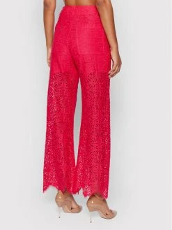 Desigual Γυναίκες Υφασμάτινα Παντελόνια Παντελόνι υφασμάτινο Austin 22SWPW14 Ροζ Regular Fit -Εξοδος Desigual Κατάστημα unnamed file 2485