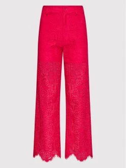 Desigual Γυναίκες Υφασμάτινα Παντελόνια Παντελόνι υφασμάτινο Austin 22SWPW14 Ροζ Regular Fit -Εξοδος Desigual Κατάστημα unnamed file 2487