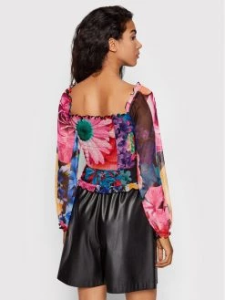 Desigual Γυναίκες Μπλουζάκια Μπλουζάκι MONSIEUR CHRISTIAN LACROIX Lila 22SWTK98 Έγχρωμο Slim Fit -Εξοδος Desigual Κατάστημα unnamed file 2490