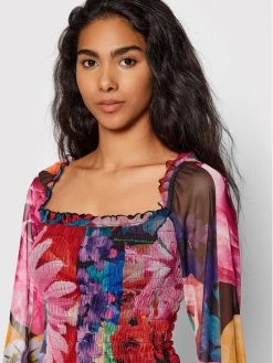 Desigual Γυναίκες Μπλουζάκια Μπλουζάκι MONSIEUR CHRISTIAN LACROIX Lila 22SWTK98 Έγχρωμο Slim Fit -Εξοδος Desigual Κατάστημα unnamed file 2491