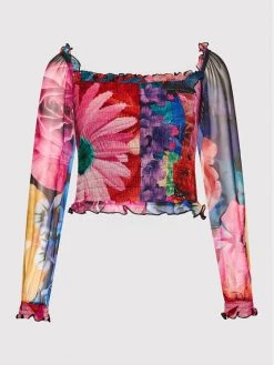 Desigual Γυναίκες Μπλουζάκια Μπλουζάκι MONSIEUR CHRISTIAN LACROIX Lila 22SWTK98 Έγχρωμο Slim Fit -Εξοδος Desigual Κατάστημα unnamed file 2492