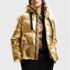 Desigual Γυναίκες Χειμωνιάτικα Μπουφάν Μπουφάν πουπουλένιο Jiman 22WWEWB9 Χρυσό Oversize -Εξοδος Desigual Κατάστημα unnamed file 25