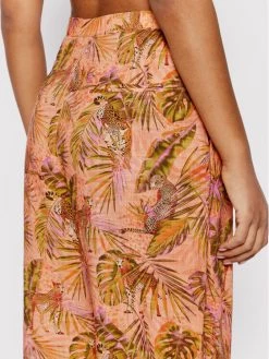 Desigual Γυναίκες Υφασμάτινα Παντελόνια Παντελόνι υφασμάτινο Safari 22SWPW24 Πορτοκαλί Regular Fit -Εξοδος Desigual Κατάστημα unnamed file 2501