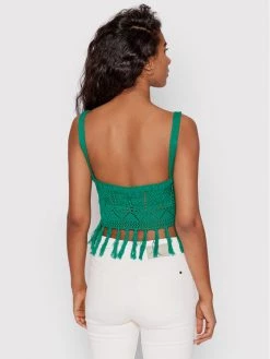 Desigual Γυναίκες Tops Τοπ Crochet 22SWTKAJ Πράσινο Regular Fit -Εξοδος Desigual Κατάστημα unnamed file 2505
