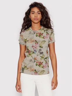 Desigual Γυναίκες T-shirts T-Shirt DISNEY Play Mickey 22SWTKBB Πράσινο Regular Fit