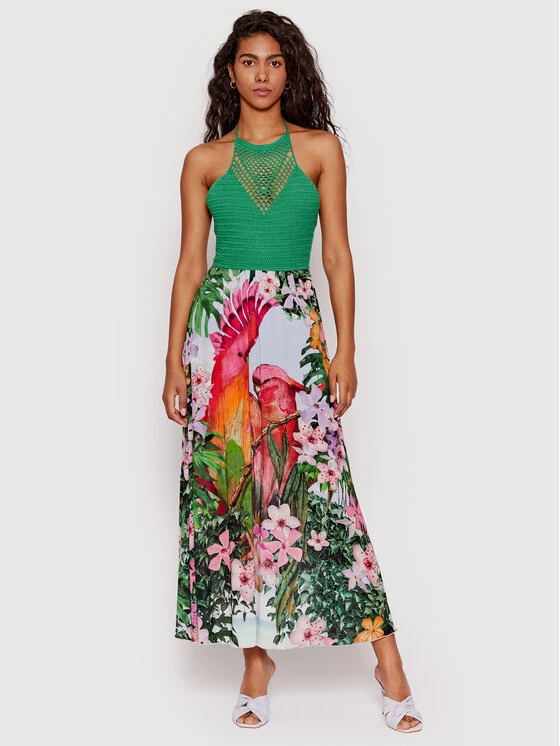 Desigual Γυναίκες Καλοκαιρινά Φορέματα Φόρεμα καλοκαιρινό Parrot 22SWMW10 Έγχρωμο Regular Fit 3 Desigual Γυναίκες Καλοκαιρινά Φορέματα Φόρεμα καλοκαιρινό Parrot 22SWMW10 Έγχρωμο Regular Fit