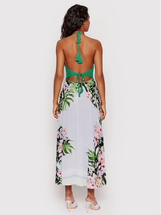 Desigual Γυναίκες Καλοκαιρινά Φορέματα Φόρεμα καλοκαιρινό Parrot 22SWMW10 Έγχρωμο Regular Fit 5 Desigual Γυναίκες Καλοκαιρινά Φορέματα Φόρεμα καλοκαιρινό Parrot 22SWMW10 Έγχρωμο Regular Fit - Image 3