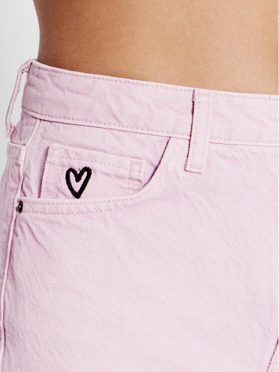 Desigual Γυναίκες Straight Leg Τζιν Lena 22SWDD52 Μωβ Straight Fit 6 Desigual Γυναίκες Straight Leg Τζιν Lena 22SWDD52 Μωβ Straight Fit - Image 4