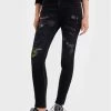 Desigual Γυναίκες Τζιν Lullaby 22WWDD37 Μαύρο Skinny Fit -Εξοδος Desigual Κατάστημα unnamed file 259