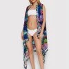 Desigual Γυναίκες Ρούχα Παραλίας Πόντσο Batterflies 22SAWA35 Σκούρο μπλε Regular Fit -Εξοδος Desigual Κατάστημα unnamed file 2618