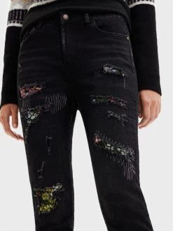 Desigual Γυναίκες Τζιν Lullaby 22WWDD37 Μαύρο Skinny Fit 10 Desigual Γυναίκες Τζιν Lullaby 22WWDD37 Μαύρο Skinny Fit -Εξοδος Desigual Κατάστημα unnamed file 262