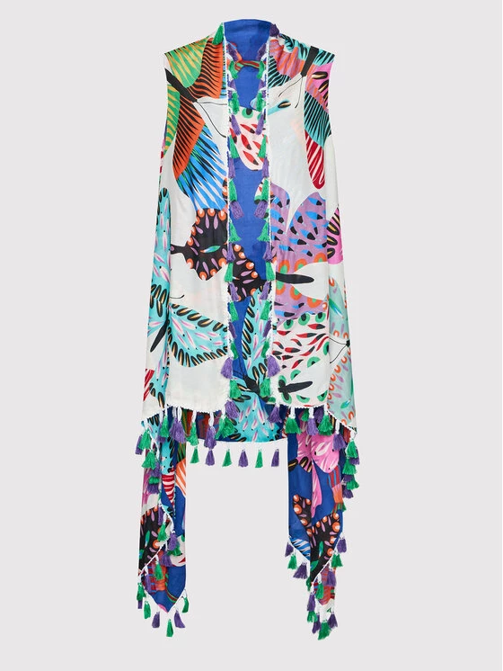 Desigual Γυναίκες Ρούχα Παραλίας Πόντσο Batterflies 22SAWA35 Σκούρο μπλε Regular Fit 8 Desigual Γυναίκες Ρούχα Παραλίας Πόντσο Batterflies 22SAWA35 Σκούρο μπλε Regular Fit - Image 6