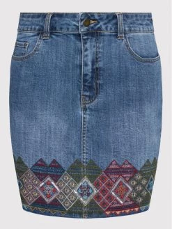 Desigual Γυναίκες Mini Φούστα τζιν Lausana 22SWFD03 Σκούρο μπλε Slim Fit 11 Desigual Γυναίκες Mini Φούστα τζιν Lausana 22SWFD03 Σκούρο μπλε Slim Fit -Εξοδος Desigual Κατάστημα unnamed file 2638