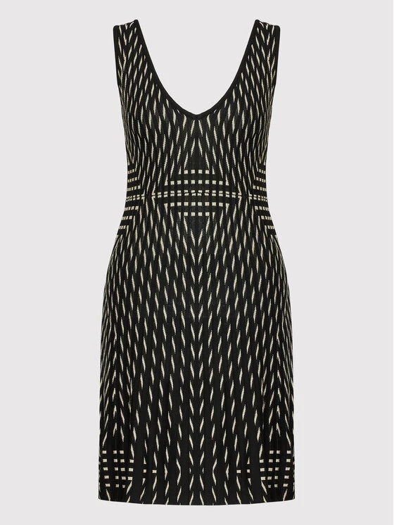 Desigual Γυναίκες Πλεκτά Φορέματα Φόρεμα υφασμάτινο Samantha 22SWVF08 Μαύρο Regular Fit 7 Desigual Γυναίκες Πλεκτά Φορέματα Φόρεμα υφασμάτινο Samantha 22SWVF08 Μαύρο Regular Fit - Image 5