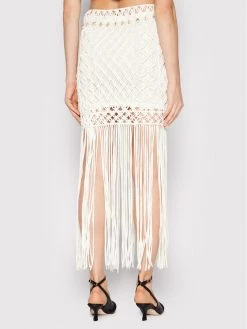 Desigual Γυναίκες Φούστα Mini Shell 22SWFF0 Μπεζ Slim Fit -Εξοδος Desigual Κατάστημα unnamed file 2651