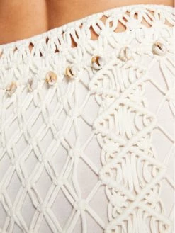 Desigual Γυναίκες Φούστα Mini Shell 22SWFF0 Μπεζ Slim Fit -Εξοδος Desigual Κατάστημα unnamed file 2652